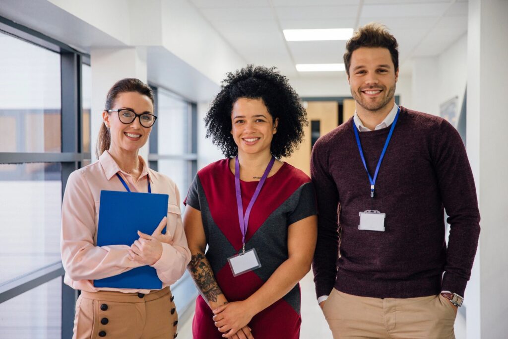 Australian teacher team portrait